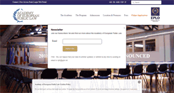 Desktop Screenshot of eploacademy.eu